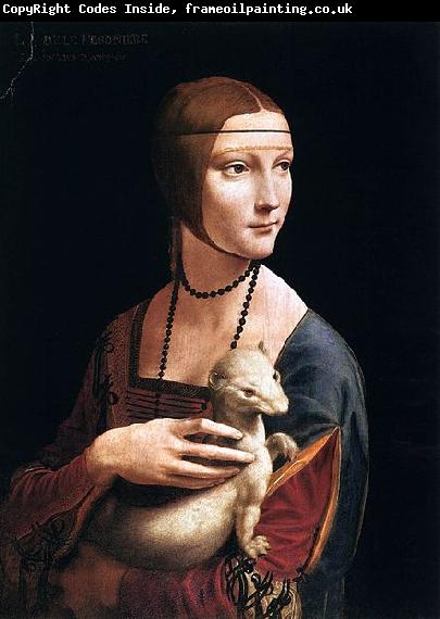 LEONARDO da Vinci Portrait of Cecilia Gallerani